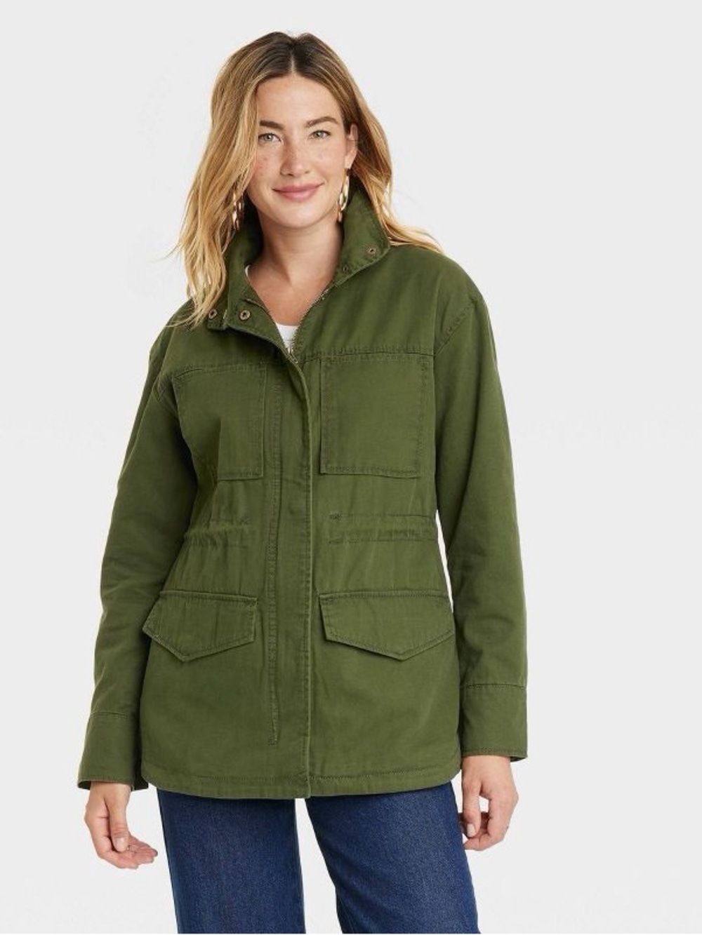 Universal Thread Olive Utility Field Jacket - Women